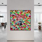 Timo Wedell - Bunte Liebe Like Banksy - XL · No Reserve, Antiek en Kunst