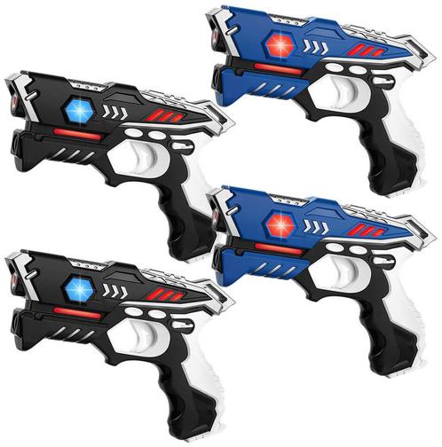KidsTag Laserpistolen set - 4 Lasertag gun - Lasergame, Kinderen en Baby's, Speelgoed | Buiten | Actiespeelgoed, Nieuw, Ophalen of Verzenden