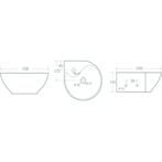Wiesbaden Porta - Hoekfontein - 35x35x14.5cm - Glans Wit, Ophalen of Verzenden, Nieuw