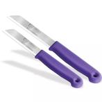 Solingen 3 delige keukenmessen set met 2 schilmessen en 1..., Ophalen of Verzenden, Nieuw, Kunststof, Bestekset