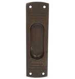 Schuifdeurkom 145x40 mm messing antiek, Doe-het-zelf en Verbouw, Hang- en Sluitwerk, Verzenden, Nieuw