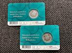 Nederland. Coincard ½ Gulden 1929 Wilhelmina (2x) (Zonder, Postzegels en Munten, Munten | Nederland