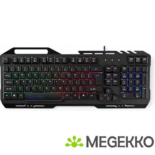 Gaming-toetsenbord met RGB-verlichting en USB 2.0 voorzien, Computers en Software, Toetsenborden, Nieuw, Verzenden