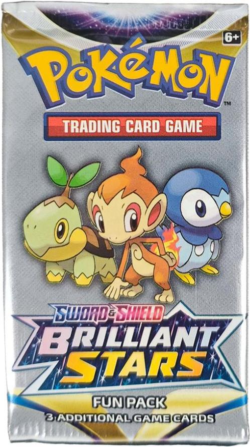 Pokémon TCG Sword & Shield Brilliant Stars-Fun Pack, Hobby en Vrije tijd, Verzamelkaartspellen | Overige, Nieuw, Ophalen of Verzenden