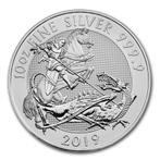 Great Brittain - Silver Valiant 10 oz 2019, Postzegels en Munten, Verzenden, Losse munt, Zilver