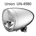 Union batterij koplamp chroom UN-4980, Verzenden, Nieuw