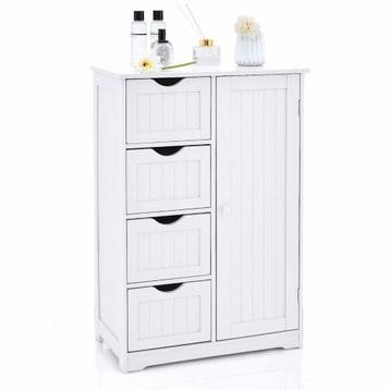 LIVSK Verstelbare Badkamerkast - Vrijstaand met 4 Lades en R beschikbaar voor biedingen