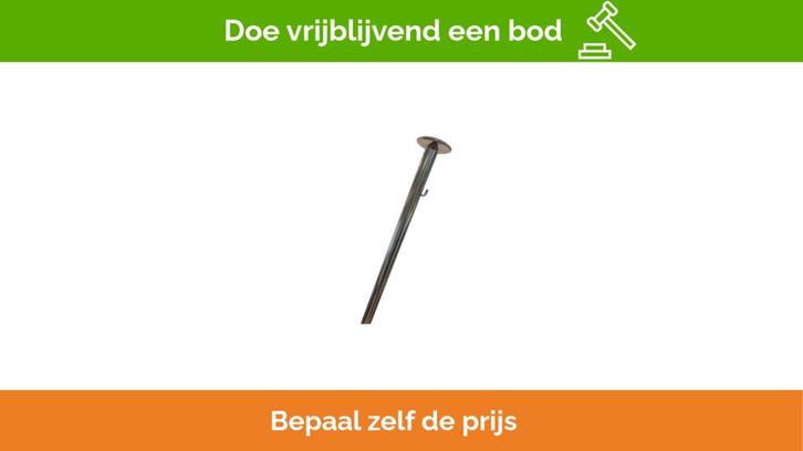 Bieden: USED Allpa RVS vlaggenstok 100 cm x 25, Watersport en Boten, Bootonderdelen, Dekbeslag, Nieuw, Zeilboot of Motorboot, Ophalen of Verzenden