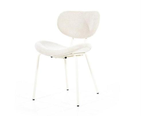Eetkamerstoel Ace | Beige | BY-BOO, Huis en Inrichting, Stoelen, Nieuw, Ophalen of Verzenden