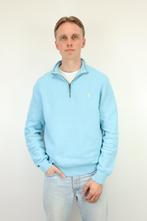 Ralph Lauren trui met kwart rits / quarter zip - Blauw, Verzenden, Zo goed als nieuw, Ralph Lauren