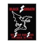 Black Sabbath We Sold Our Souls patch officiële merchandise, Verzamelen, Muziek, Artiesten en Beroemdheden, Nieuw, Overige typen