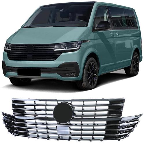 Grill VW T6.1 Bus Multivan Facelift 19-23 Glans Zwart, Auto-onderdelen, Overige Auto-onderdelen, Ophalen of Verzenden