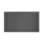 Inbouwnis BWS 30x60x10 cm RVS Gunmetal, Ophalen of Verzenden, Nieuw