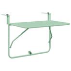 Balkontafel Hangend Mintgroen | retourdeal | 46% korting, Tuin en Terras, Tuintafels, Ophalen of Verzenden, Nieuw, Rechthoekig
