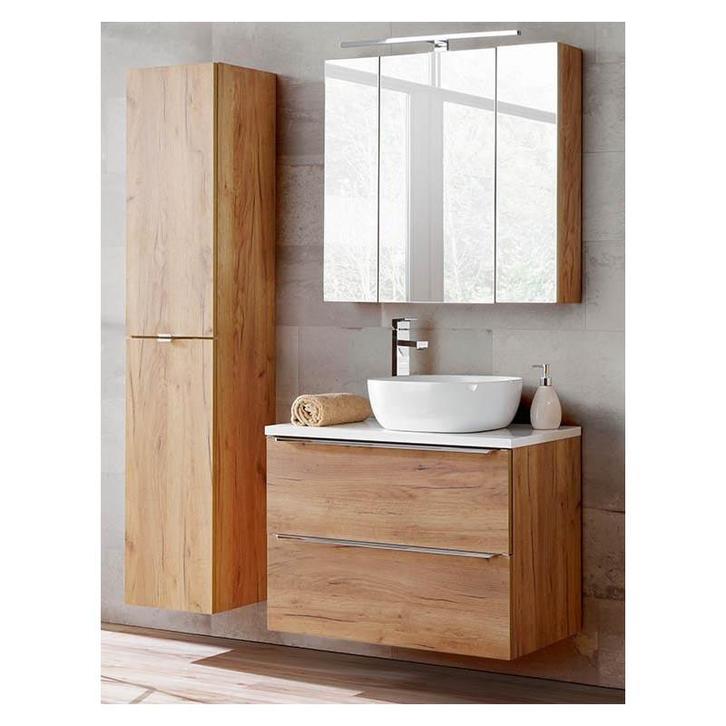 Badkamermeubel Palisander Uno 80CM (Badkamermeubels), Huis en Inrichting, Badkamer | Badkamermeubels, Nieuw, Ophalen of Verzenden