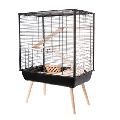 Zolux Knaagdierkooi Neo Cosy Large Zwart, Dieren en Toebehoren, Knaagdieren en Konijnen | Hokken en Kooien, Verzenden