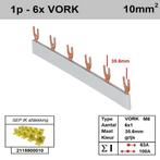 Sep kam vork M6 1 fase 6 polig grijs, Ophalen of Verzenden, Nieuw