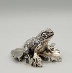 Rana rivestita in Argento 925 - Figuur - .925 zilver, Zilver, Antiek en Kunst, Antiek | Goud en Zilver