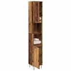 vidaXL Badkamerkast 30x30x190 cm bewerkt hout oud, Huis en Inrichting, Verzenden, Nieuw, 150 tot 200 cm