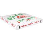 Specipack Pizzadoos Vegetale - 32x32x3cm - wit - 150 stuks, Ophalen of Verzenden