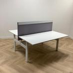 Tweedehands Ahrend duo bureau vv akoestische wand 160x80 cm,, Ophalen of Verzenden, Gebruikt, Bureau