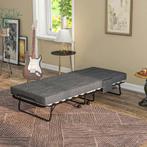TRUUSK Opklapbed - Matras - 4 Wielen - Metalen Frame - Tot 1, Verzenden, Nieuw