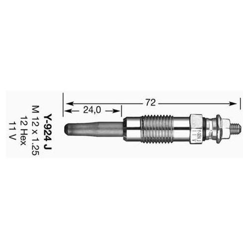 Ngk D-Power 1 Gloeibougie Glow Plug Bmw/Fiat/, Computers en Software, Laptop-opladers, Verzenden