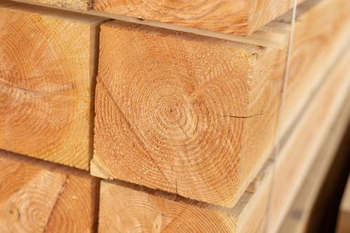 HOUT DEAL! Douglas balk van 20x20cm €21,40 per m1, Doe-het-zelf en Verbouw, Hout en Planken, Overige houtsoorten, 300 cm of meer