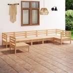 vidaXL 7-delige Loungeset massief grenenhout, Verzenden, Nieuw, Loungeset