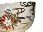 Kyo-yaki Hanaikada (Flower Raft) theekruik - Porselein -