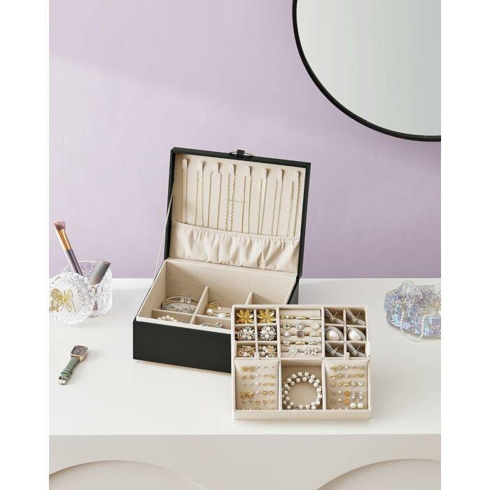 Songmics JBC165B0 sierradendoos van €24,95 voor €14,95 NIEUW, Hobby en Vrije tijd, Kralen en Sieraden maken, Overige typen, Nieuw