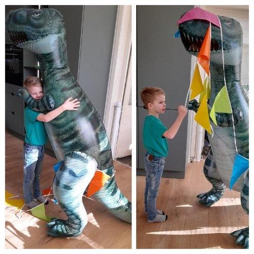 Opblaasbare Dinosaurus -Groot - T-rex (H 175 cm), Hobby en Vrije tijd, Feestartikelen, Nieuw, Verzenden