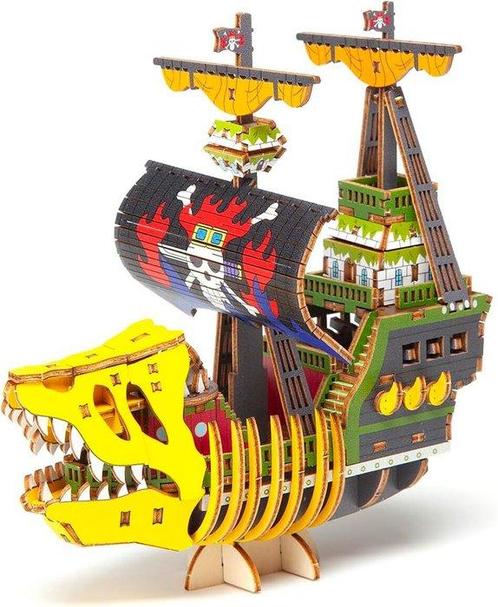 ki-gu-mi - Speelgoed One Piece Victoria Punk Ship Wooden 3D, Antiek en Kunst, Antiek | Overige Antiek