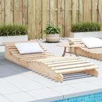 vidaXL Ligbed 205x70x31,5 cm massief grenenhout, Tuin en Terras, Ligbedden, Verzenden, Nieuw