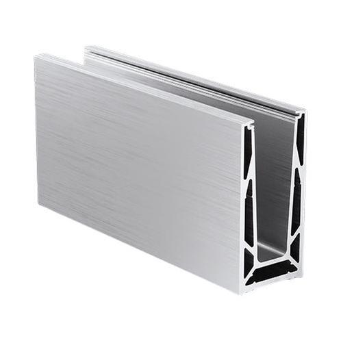 Glazen balustrade vloermontage 1.0kN-2500 mm-Zwart, Doe-het-zelf en Verbouw, Glas en Ramen, Ophalen of Verzenden