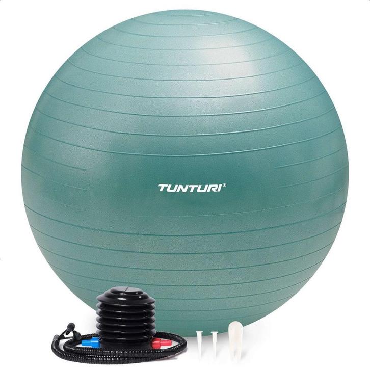 Tunturi Anti Burst Fitness bal met Pomp - Yoga bal 55 cm -, Sport en Fitness, Fitnessmaterialen, Zo goed als nieuw, Ophalen of Verzenden