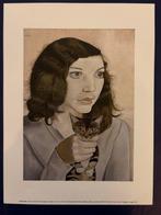 Lucian Freud - Girl with a Kitten / 1947.