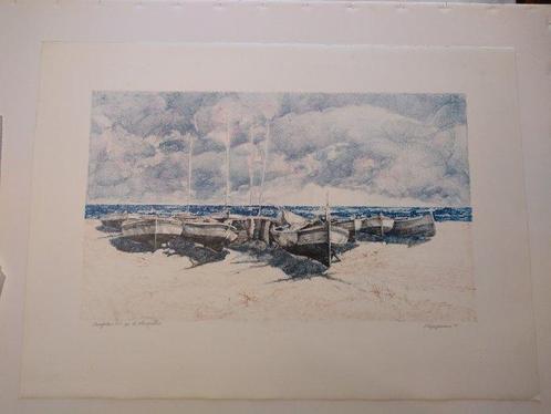 Renzo Vespignani (Roma 1924 - 2001) - Paesaggio Marino, Antiek en Kunst, Antiek | Overige Antiek