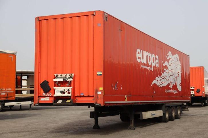 Veiling: Gesloten Oplegger Krone SD 2017, Auto's, Vrachtwagens, BTW verrekenbaar, Overige brandstoffen, Overige kleuren, Aanhangers en Opleggers