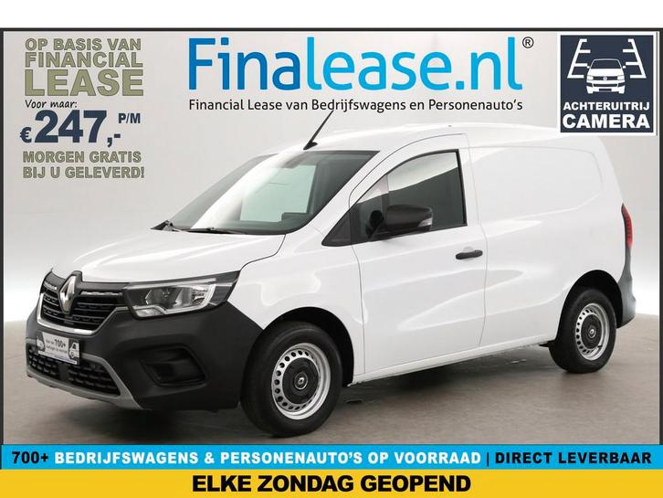 Renault Kangoo 1.5 Blue dCi 115PK 6-bak Airco Cam Carplay, Auto's, Bestelauto's, Lease, Handgeschakeld, Diesel, Renault, Wit, Verzenden
