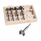 Tooltech Houtfrezenset - 5-delig - 15-35 mm - Inclusief H..., Doe-het-zelf en Verbouw, Ophalen of Verzenden, Nieuw