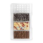 Chocolademal Klassiek Tablet (4x) 85x42x10(h)mm, Verzenden, Nieuw