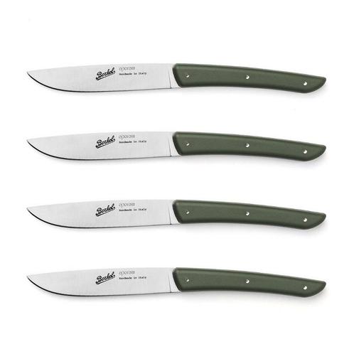 GGM Gastro | (4 stuks) BERKEL | Stheekmes - Olijfgroen - |, Huis en Inrichting, Keuken | Bestek, Nieuw, Verzenden