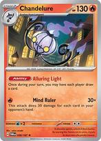 Chandelure 038/167 holo Twilight Masquerade, Ophalen of Verzenden, Nieuw, Losse kaart, Foil