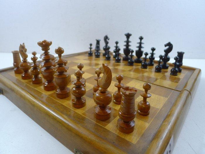 Jeu déchecs type Regence Café de Paris avec magnifique, Antiek en Kunst, Curiosa en Brocante