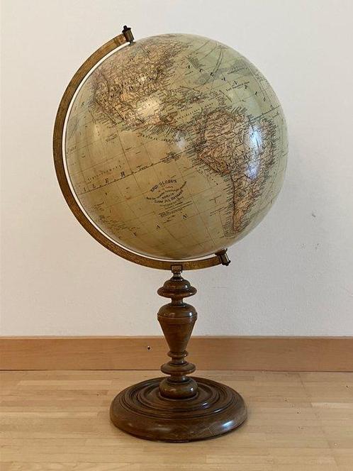 Aardglobus / tafelglobus - 1900-1910 - tafelglobus - Ludwig, Antiek en Kunst, Curiosa en Brocante