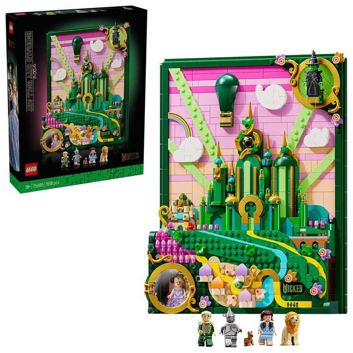 LEGO Wicked - Emerald City Wall Art 75685, Kinderen en Baby's, Speelgoed | Duplo en Lego, Ophalen of Verzenden