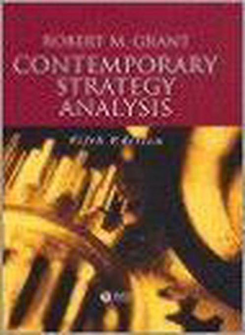 Contemporary Strategy Analysis 9781405119993 Robert M. Grant, Boeken, Overige Boeken, Gelezen, Verzenden