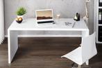 Design bureau FAST TRADE 140cm witte hoogglans bureautafel -, Huis en Inrichting, Bureaus, Ophalen of Verzenden, Nieuw