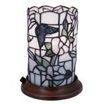 Tiffany tafellamp – Vlinder &amp; Bloemen – Pastelglas – Ø 16,5, Verzenden, Nieuw